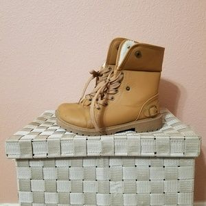 Tan Combat Boots